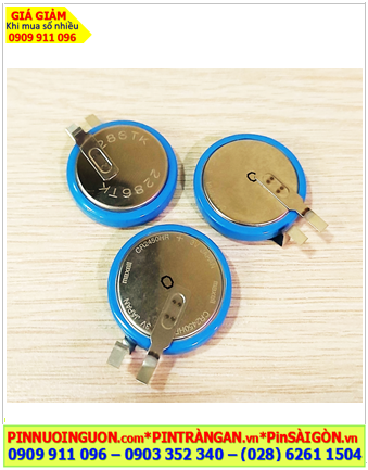 Pin CR2450HR; Pin Maxell CR2450HR lithium 3V High Temperature 125℃ (loại chân thép)
